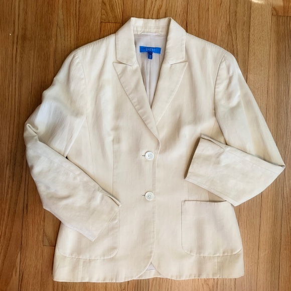 Escada Jackets & Blazers - Escada Sport Linen Blend Blazer